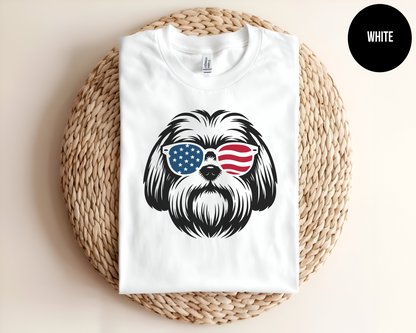 Patriotic Shih-Tzu