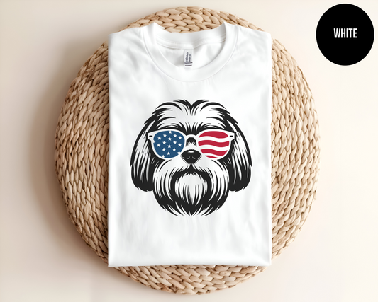 Patriotic Shih-Tzu