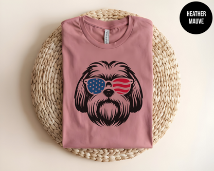 Patriotic Shih-Tzu