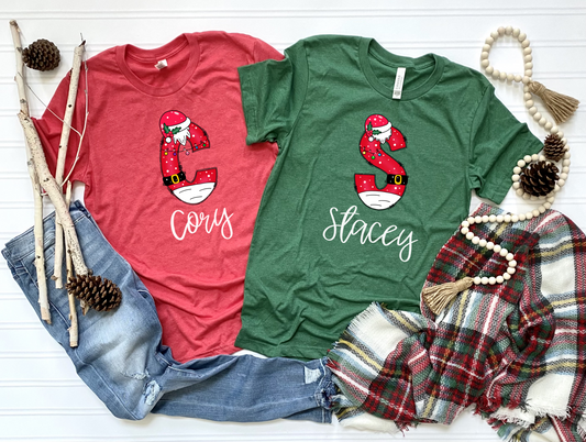 Personalized Matching Family Christmas Shirts