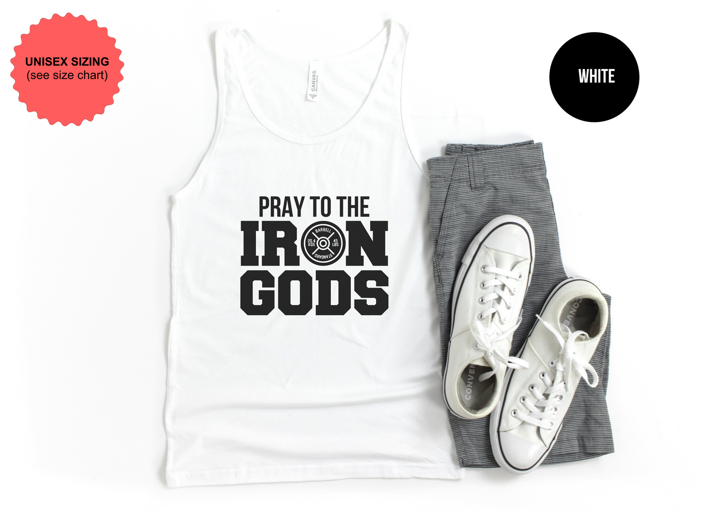 Pray to the Iron Gods Tank Top