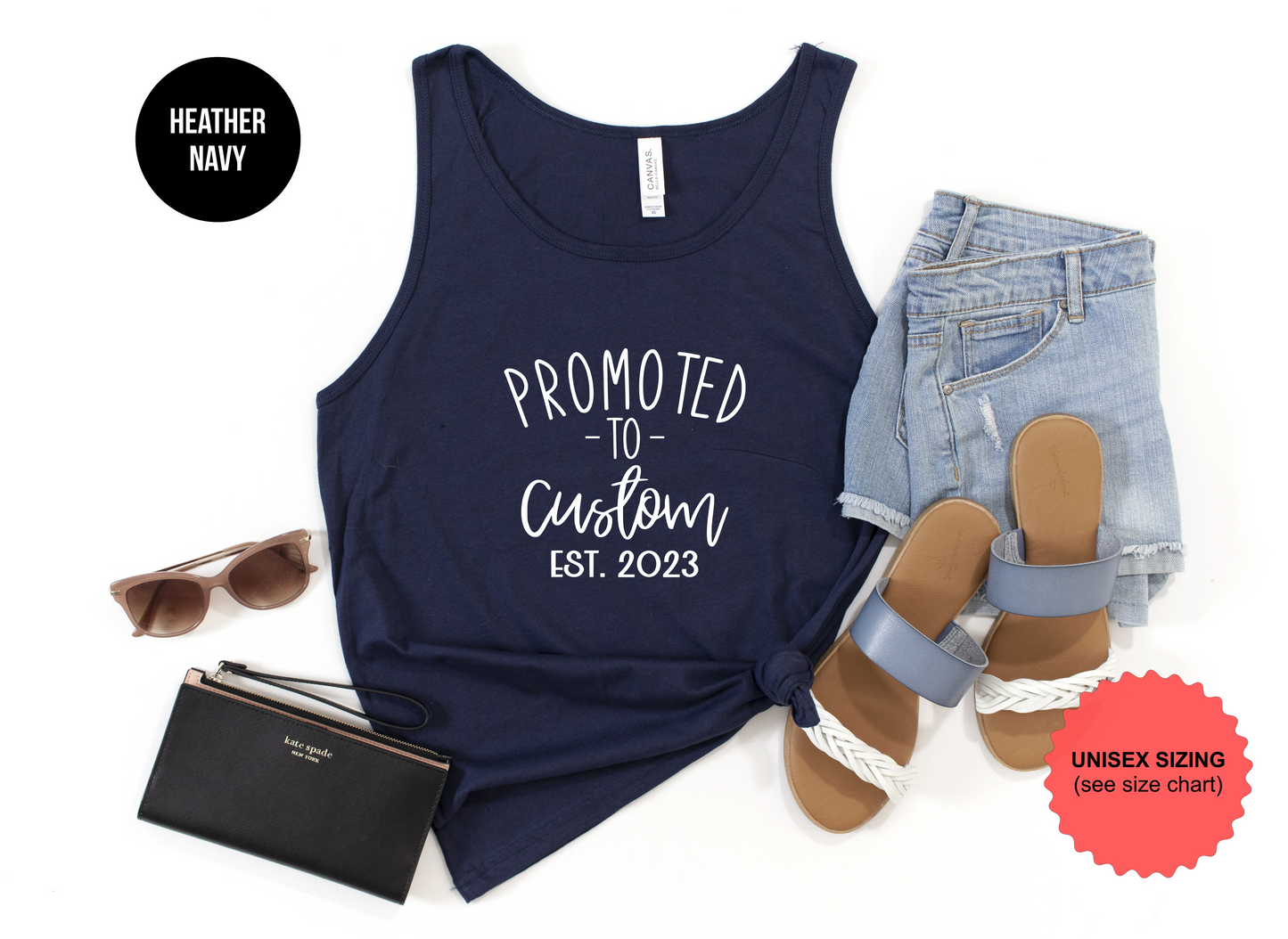 Promoted To Custom Tank Top