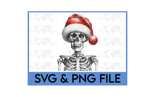 Skeleton Santa - Digital Download