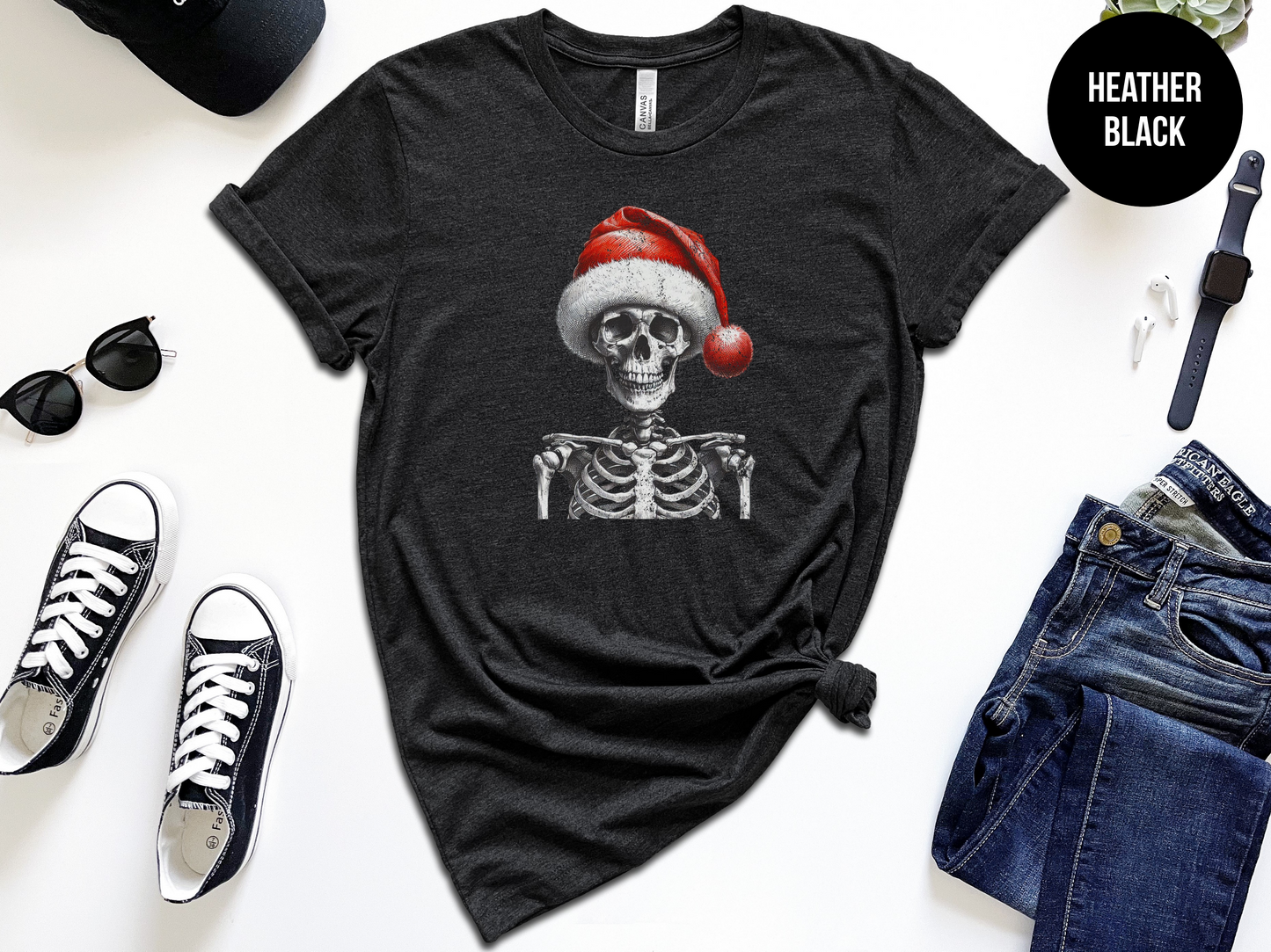 Skeleton Santa Shirt