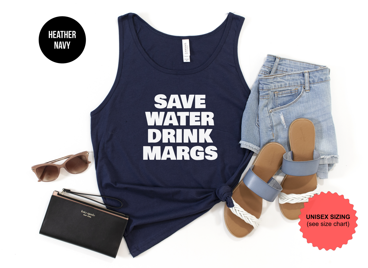Save Water Drink Margs Tank Top