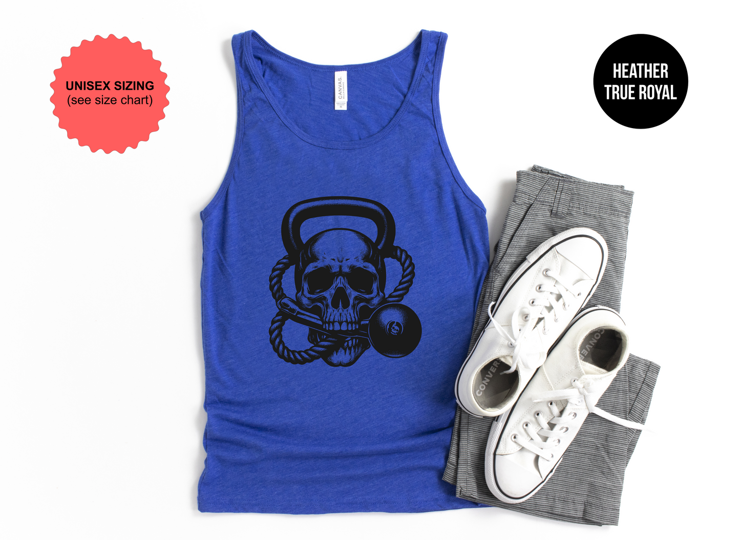 Skull Kettlebell Tank Top