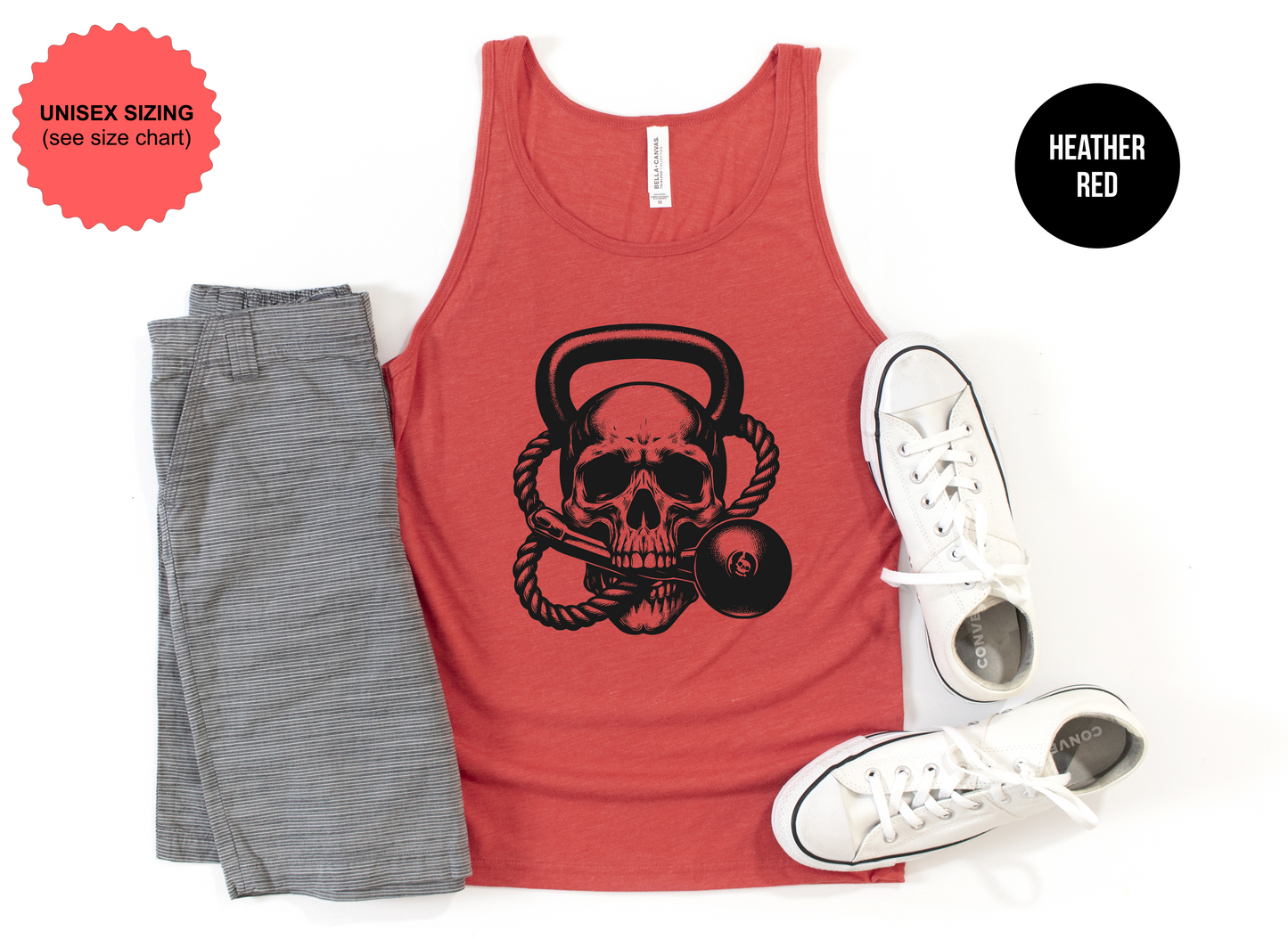 Skull Kettlebell Tank Top