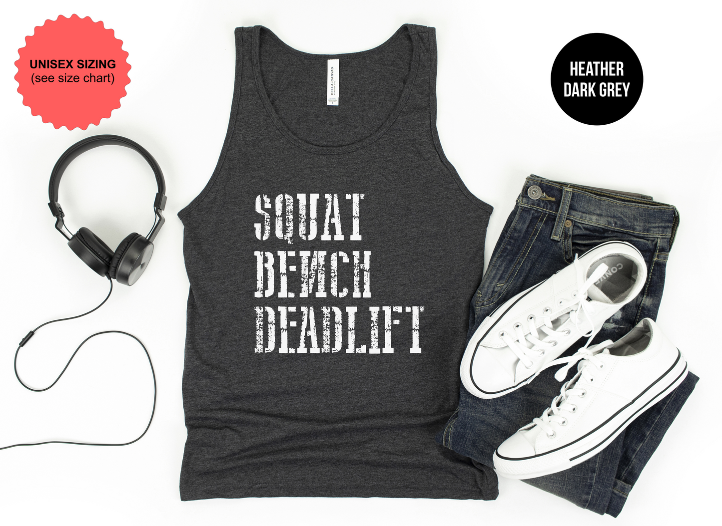 Squat Bench Deadlift Tank Top