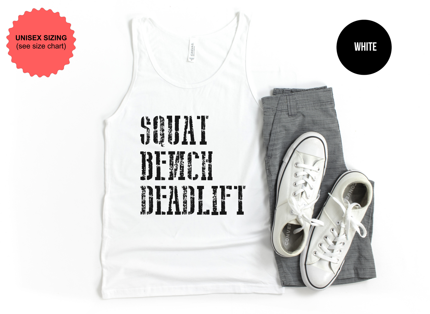 Squat Bench Deadlift Tank Top