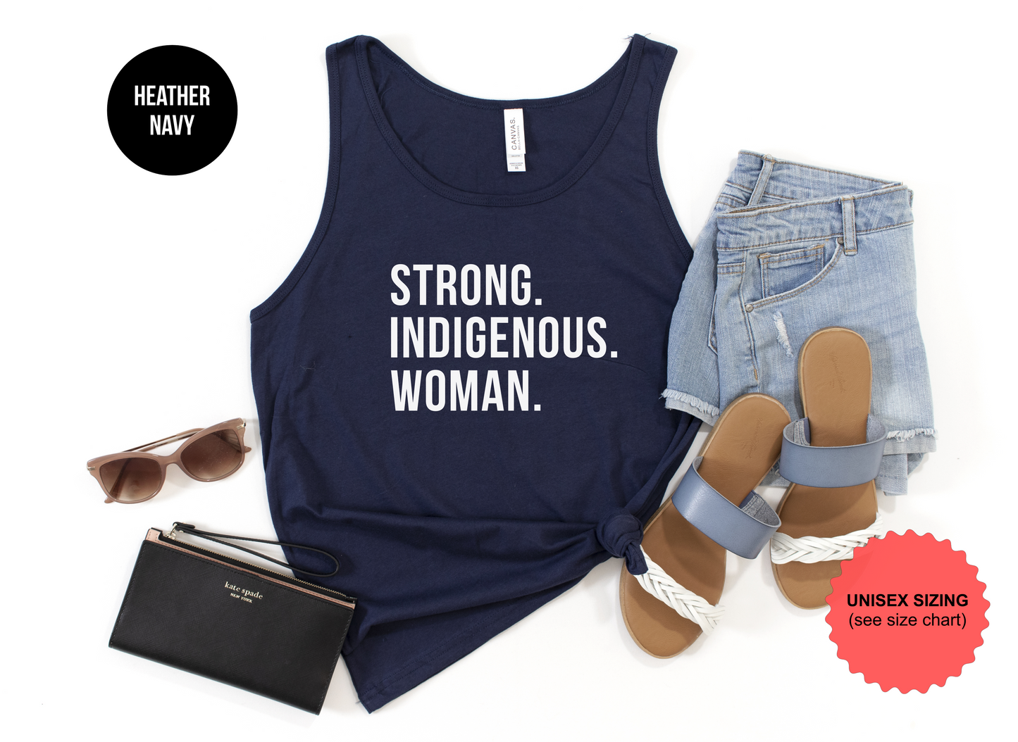 Strong Indigenous Woman Tank Top