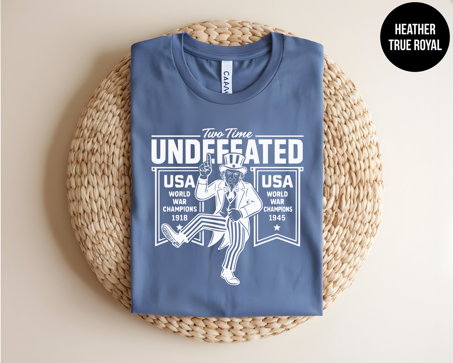 Two Time Undefeated World War Champions