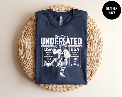 Two Time Undefeated World War Champions
