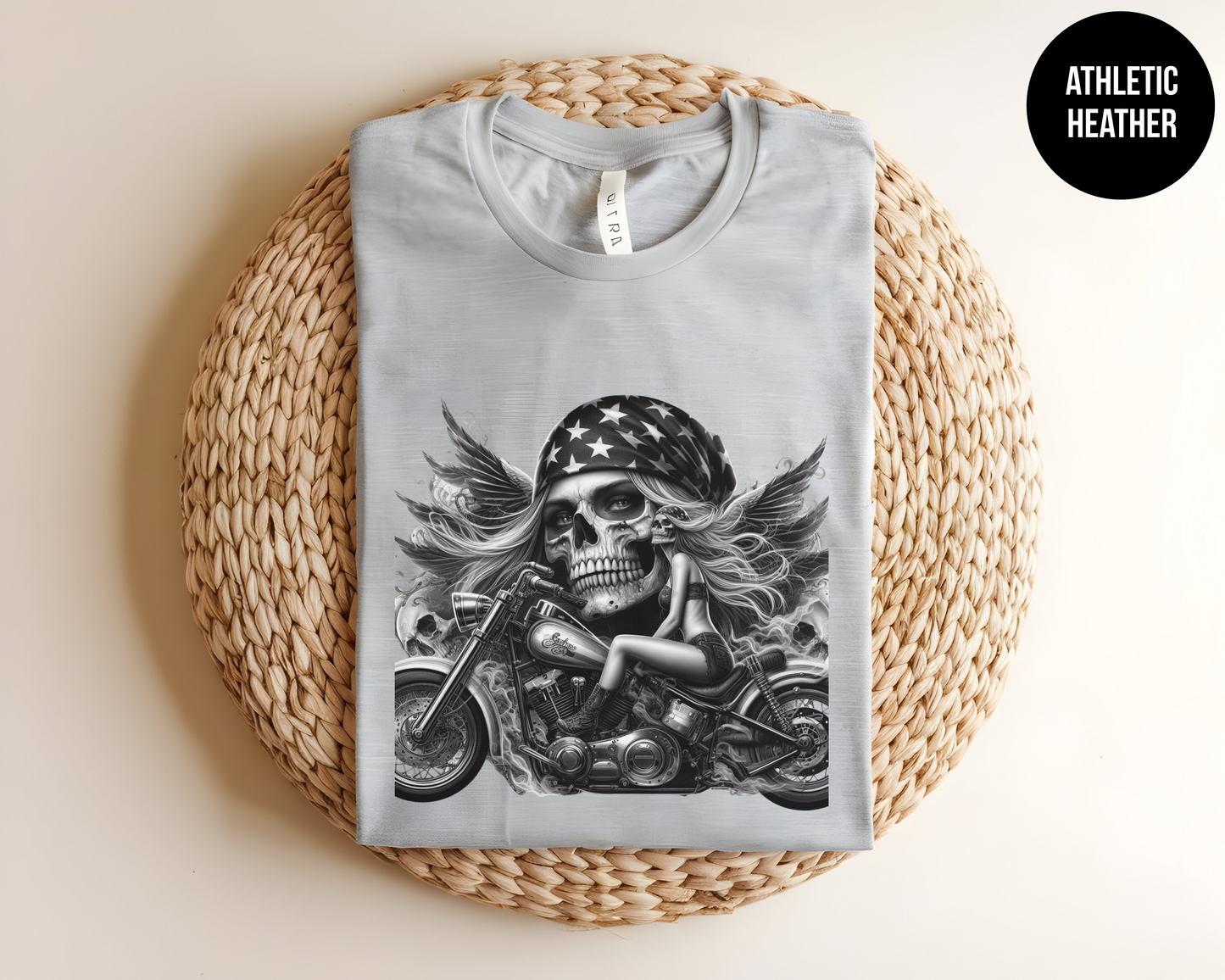 Biker Babe Skull