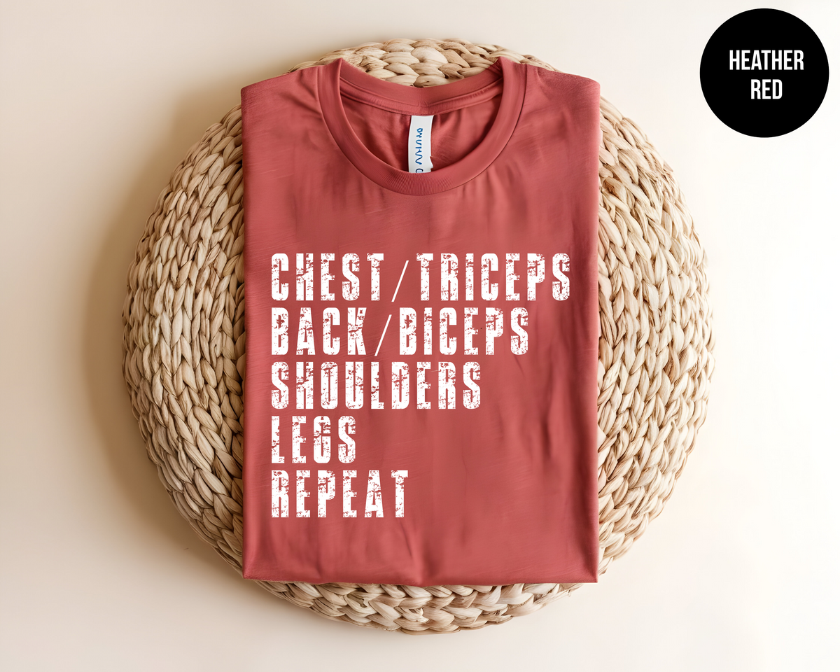 Exercise Right Week Merch Workout Routine Shirt • Fitness Tee – The Shirt Republic
