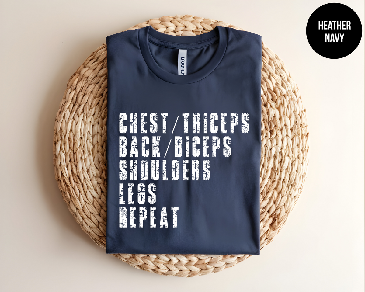 Exercise Right Week Merch Workout Routine Shirt • Fitness Tee – The Shirt Republic