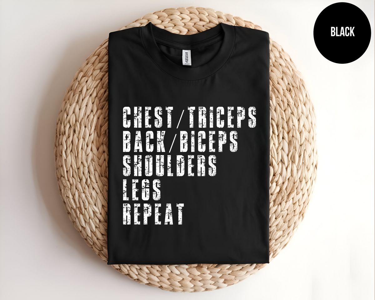 Exercise Right Week Merch Workout Routine Shirt • Fitness Tee – The Shirt Republic