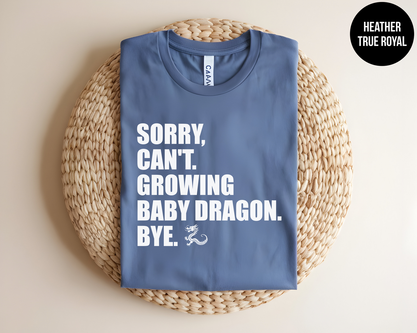 Sorry, Can't. Growing Baby Dragon. Bye.