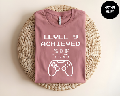 Leveled Up Custom Gamer Shirt