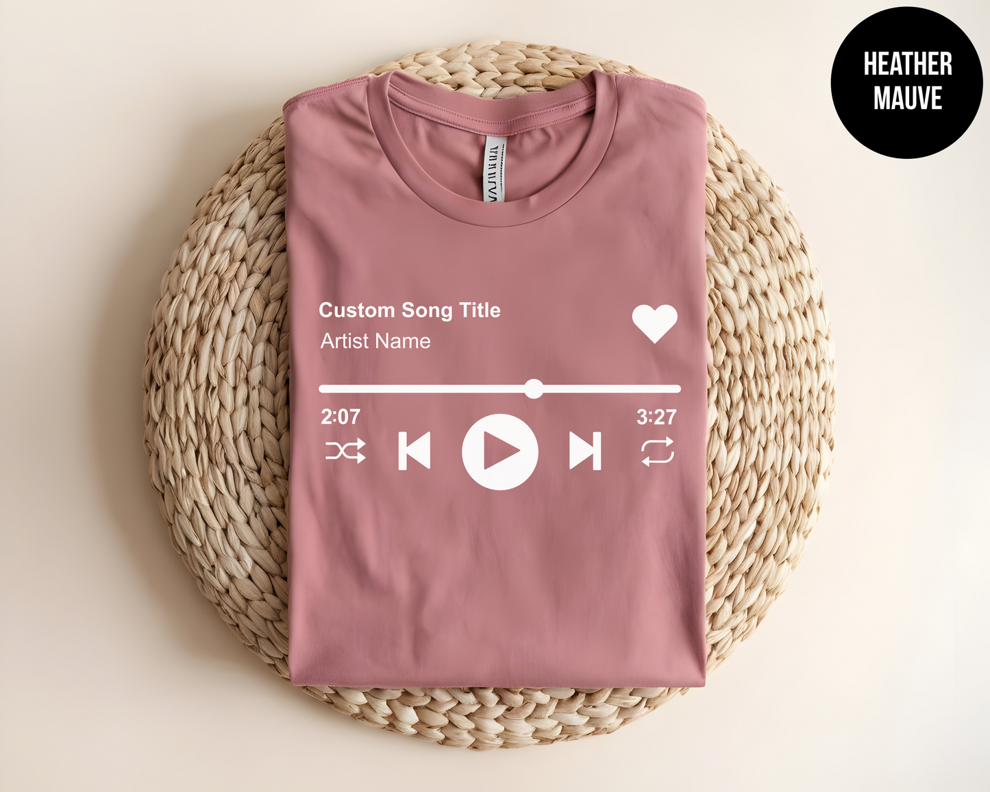 Customizable Song Playlist Shirt