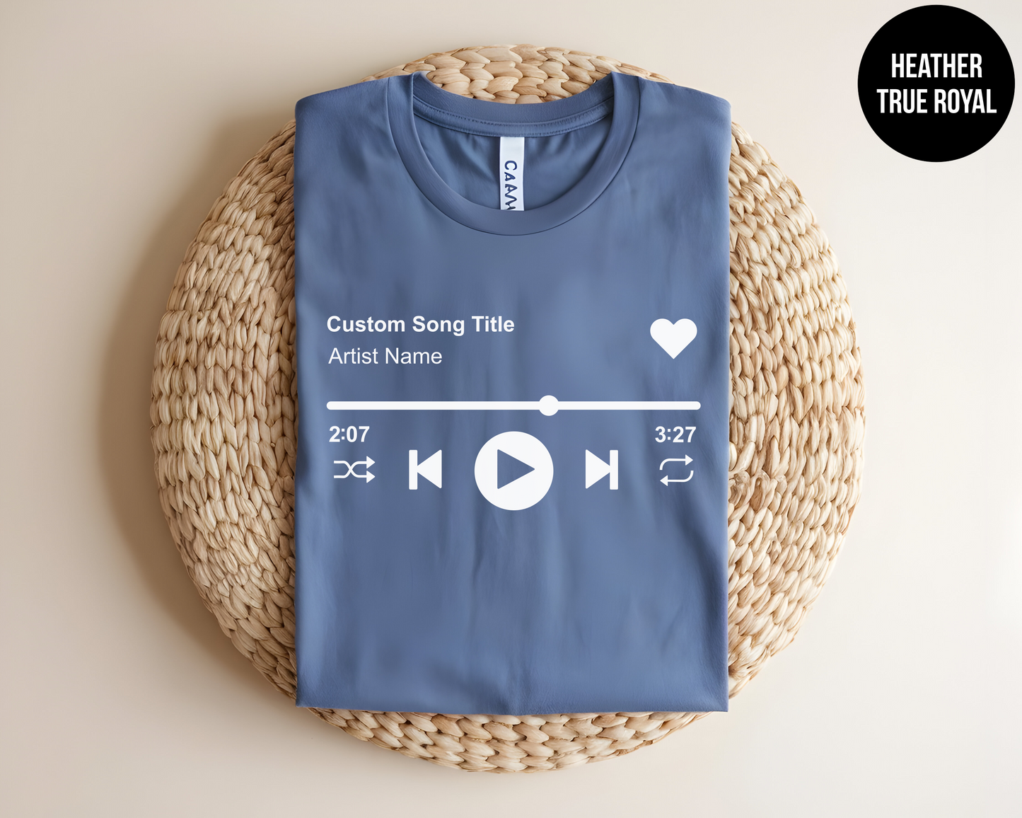 Customizable Song Playlist Shirt