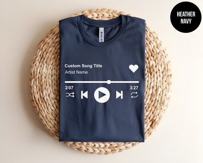 Customizable Song Playlist Shirt