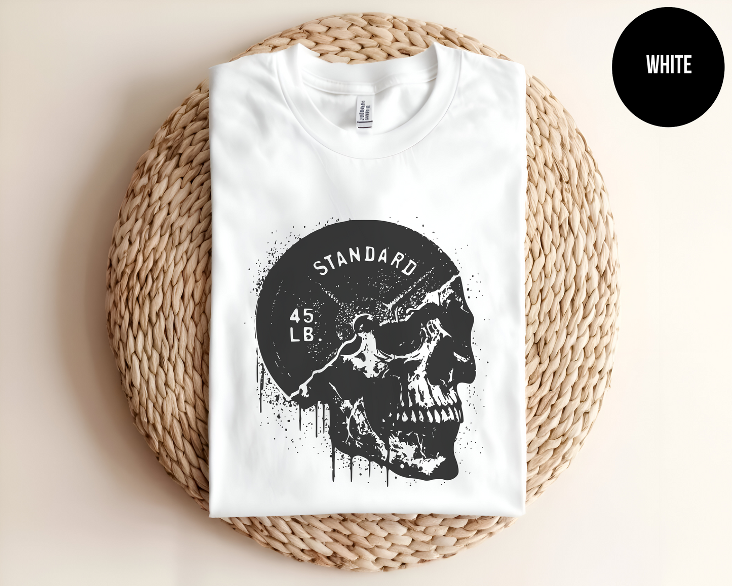 Barbell Plate Skull