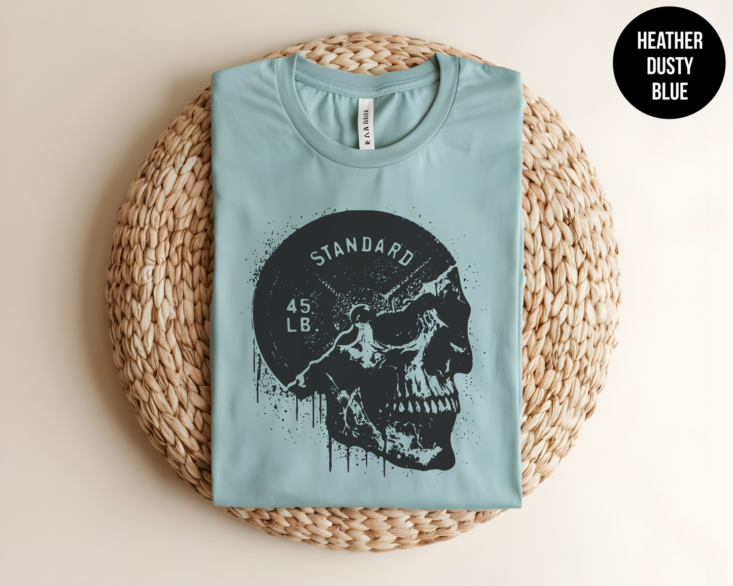 Barbell Plate Skull