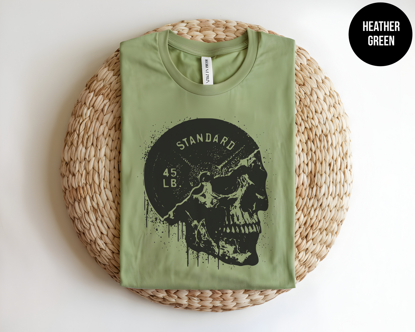 Barbell Plate Skull