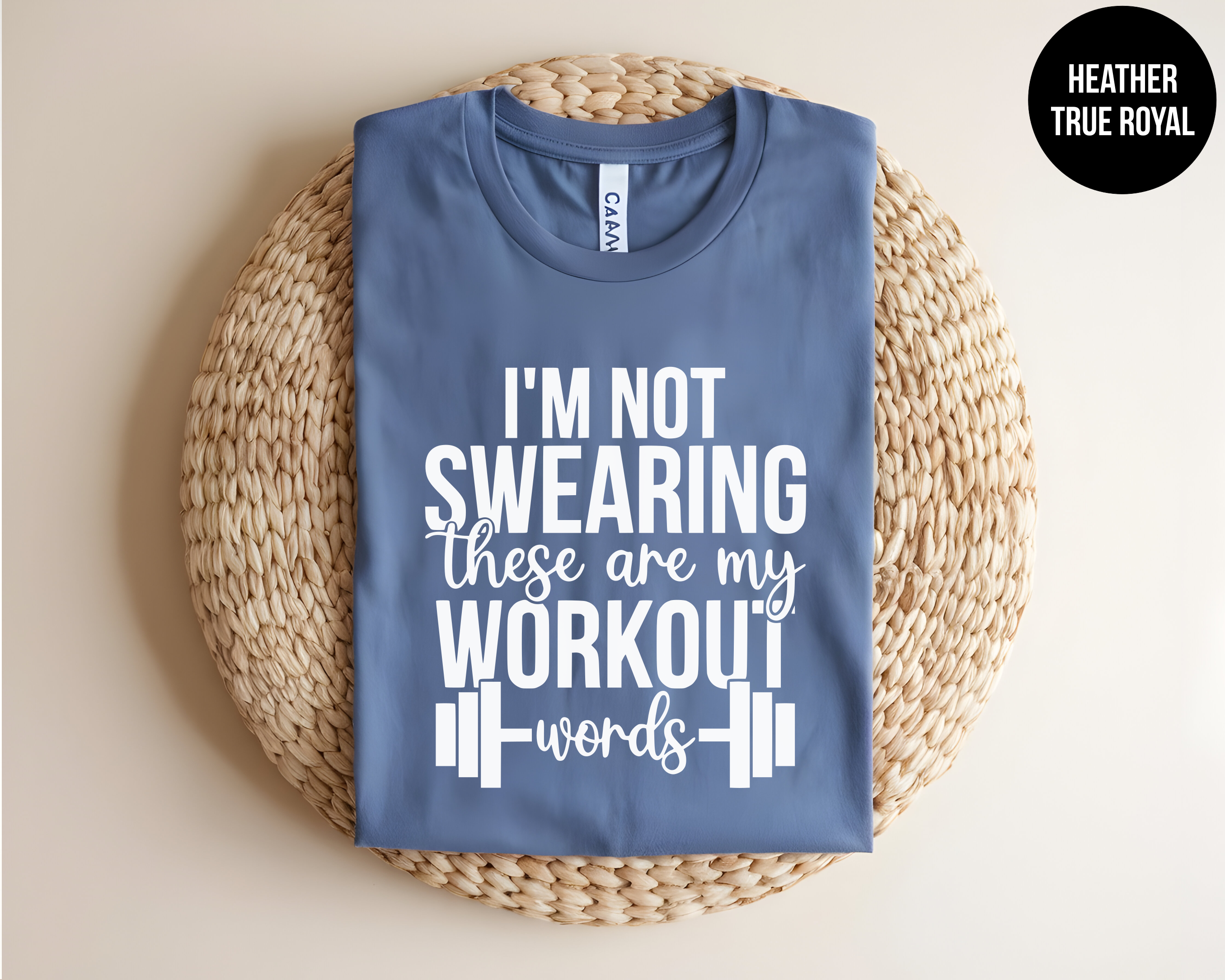 I'm Not Swearing These Are My Workout Words • Women's Workout Shirt ...