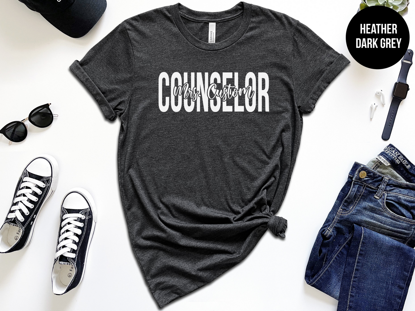 Customized School Counselor Shirt