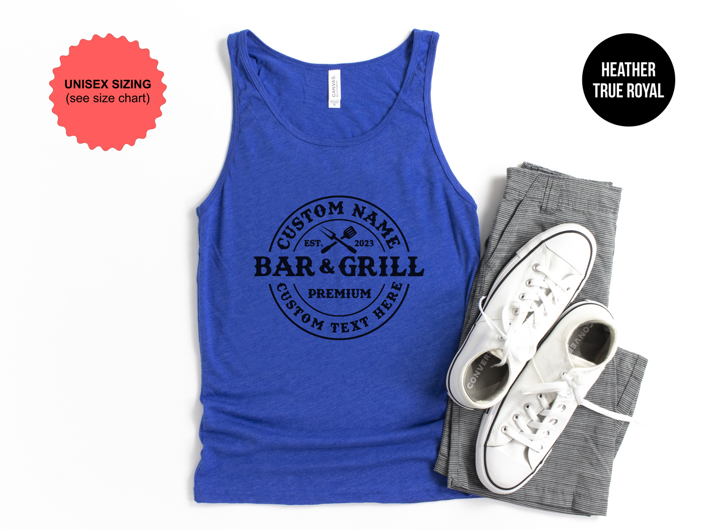 Custom Bar And Grill Tank Top