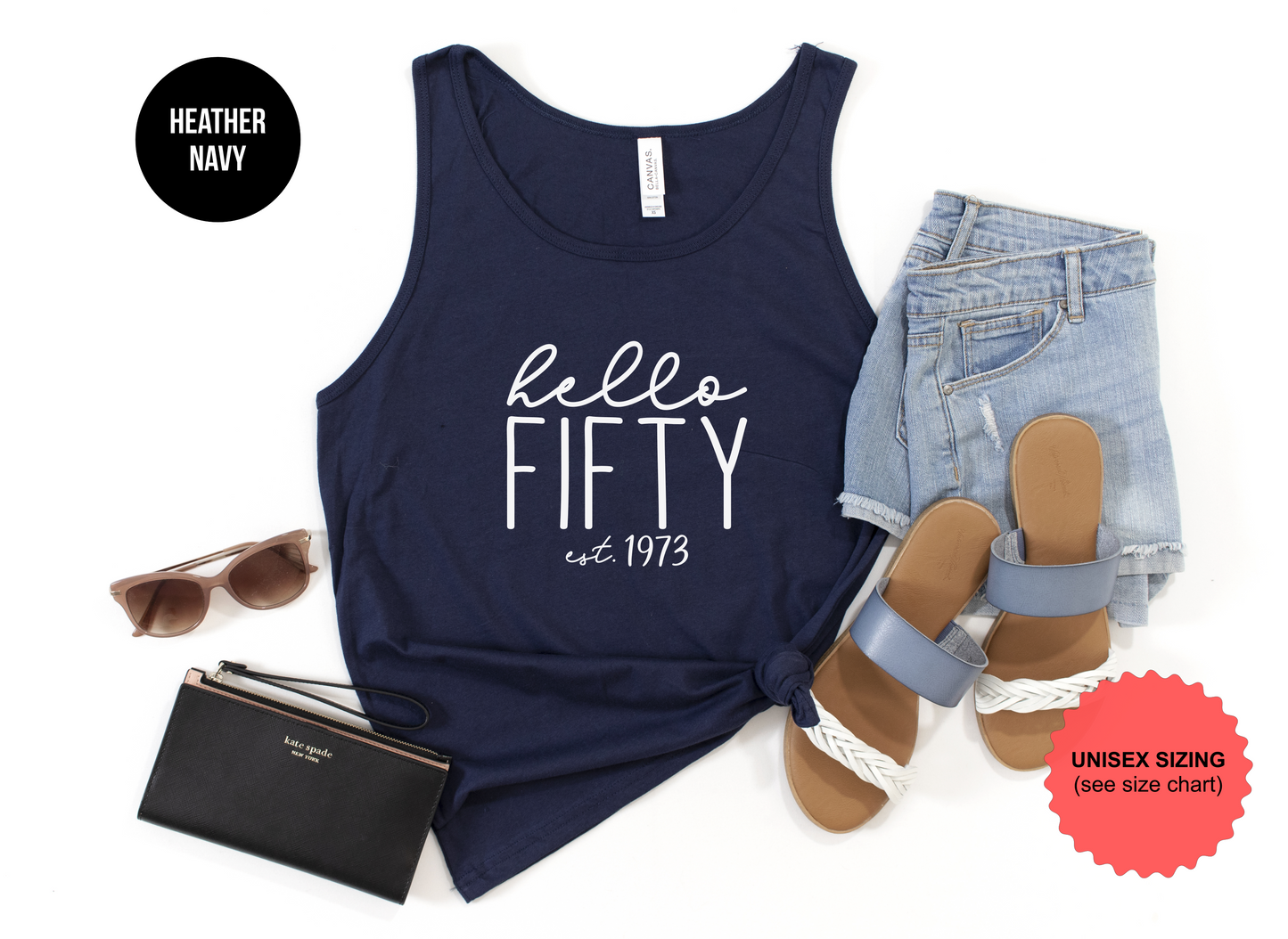 Hello Fifty Tank Top