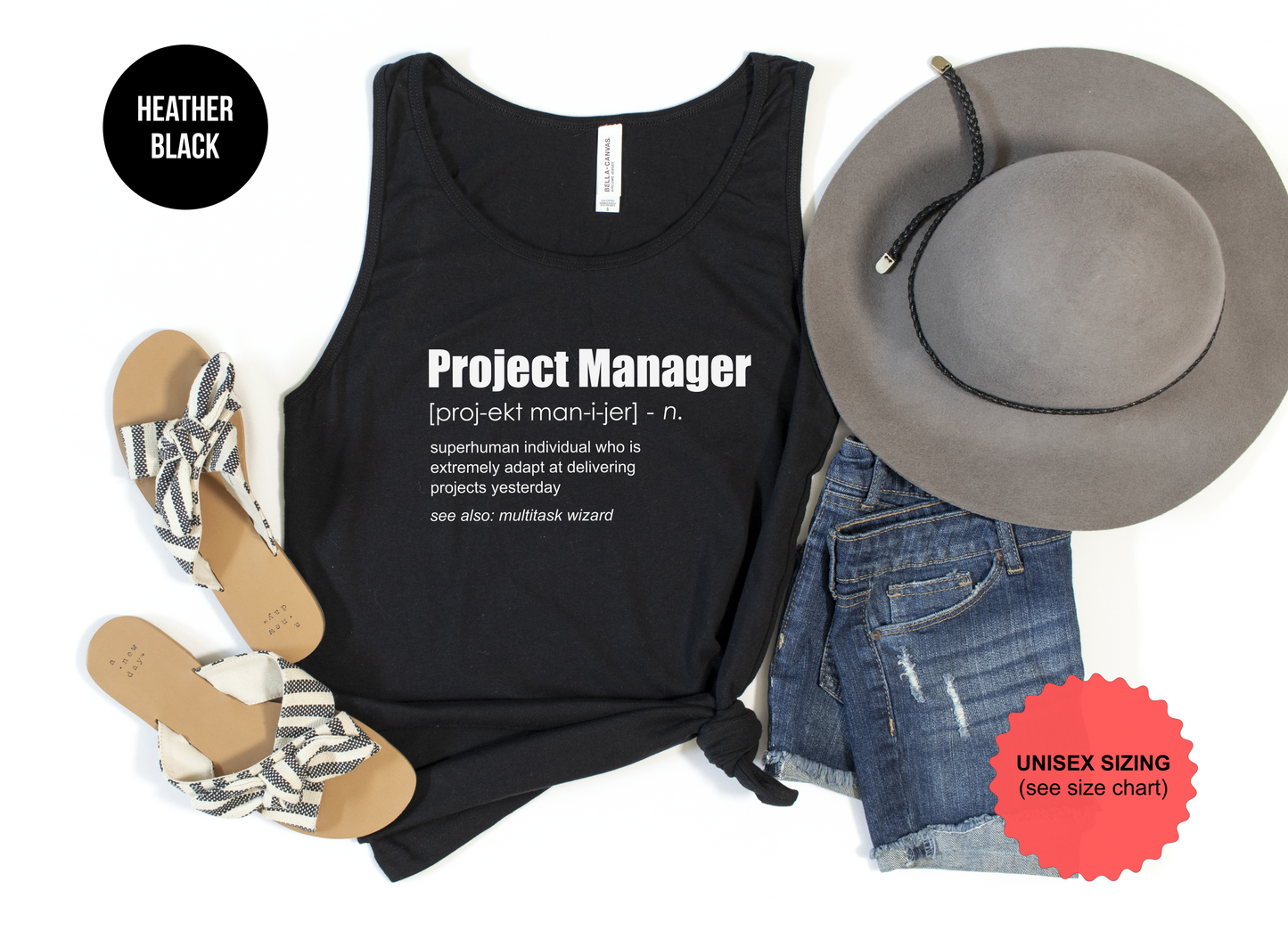 Project Manager Definition Tank Top