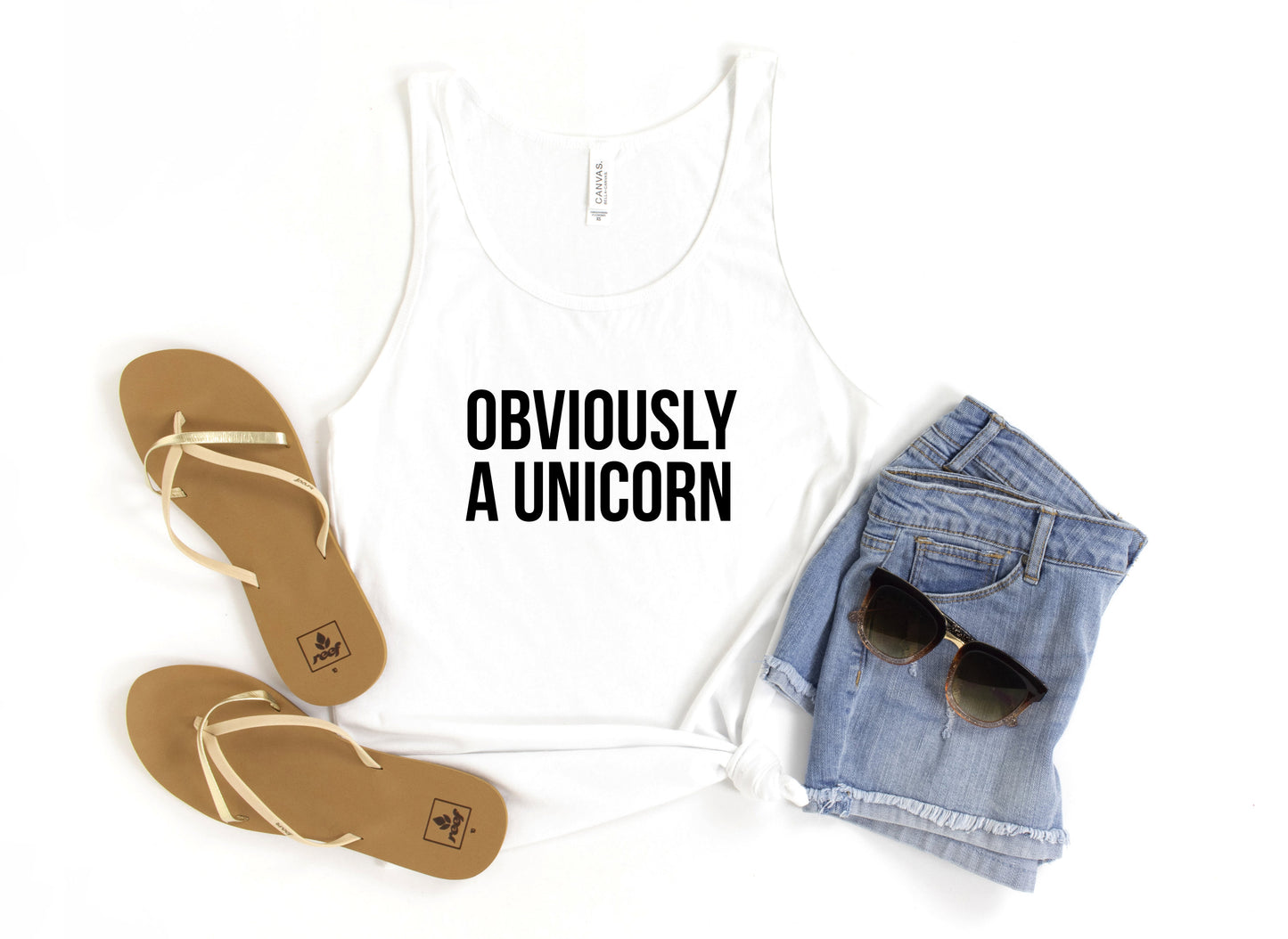 Obviously A Unicorn Tank Top