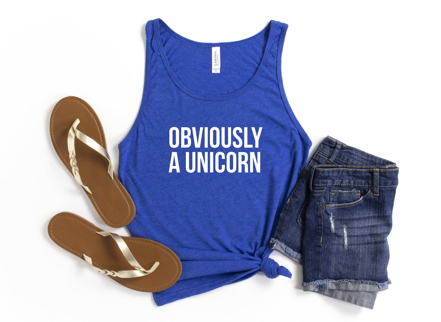 Obviously A Unicorn Tank Top