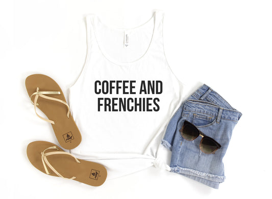 Coffee and Frenchies Tank Top