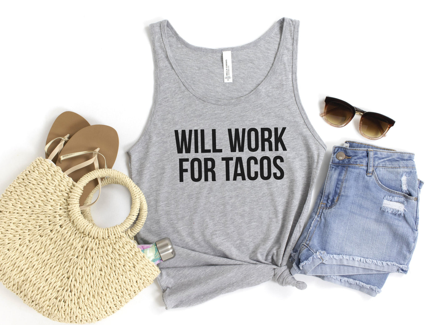 Will Work for Tacos Tank Top