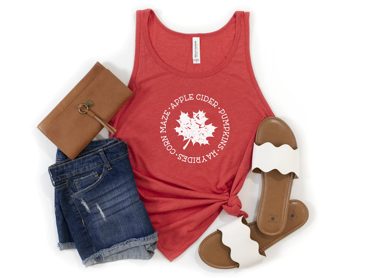 Apple Cider, Pumpkins, Hayrides, Corn Maze Tank Top