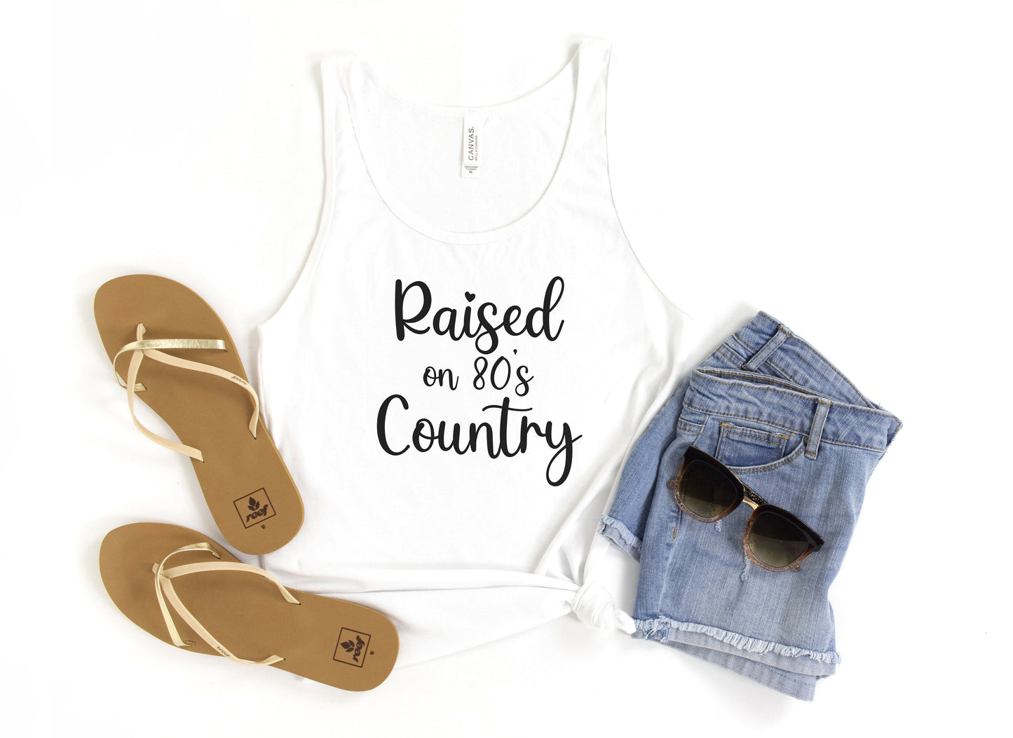 Raised on 80's Country Tank Top