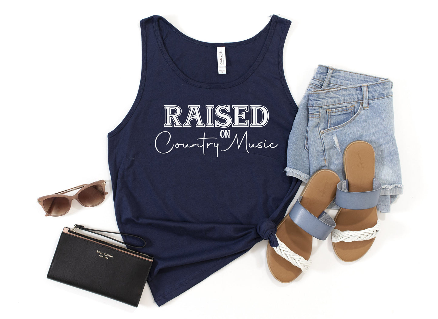 Raised On Country Music Tank Top