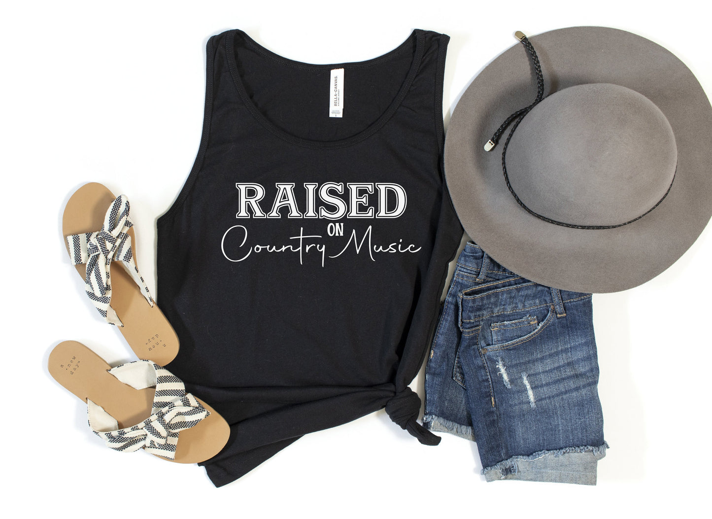 Raised On Country Music Tank Top