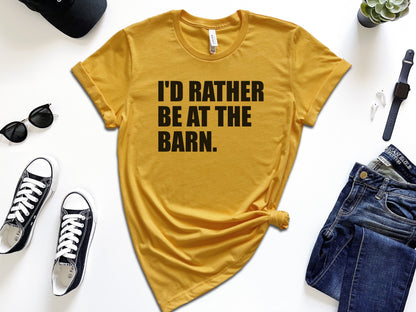 I'd Rather Be At The Barn