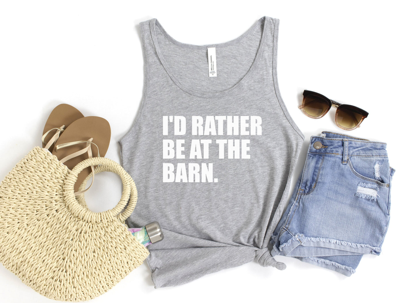 I'd Rather Be At The Barn Tank Top