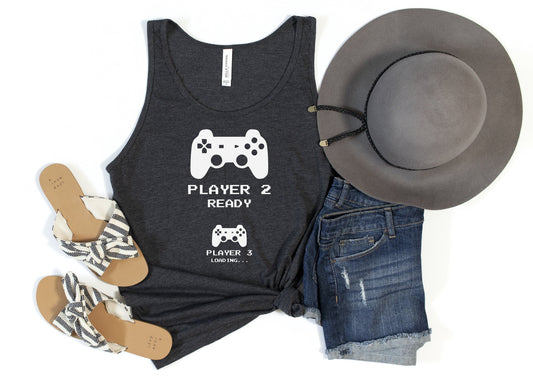 Player 1 Ready, Player 2 Loading Tank Top