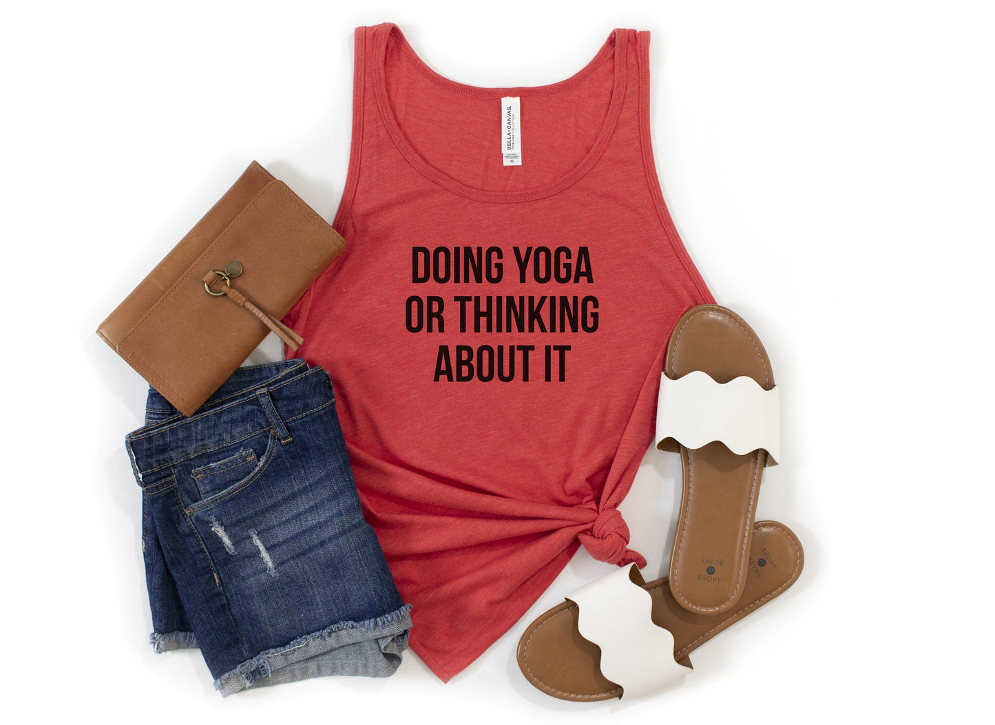 Doing Yoga or Thinking About It Tank Top