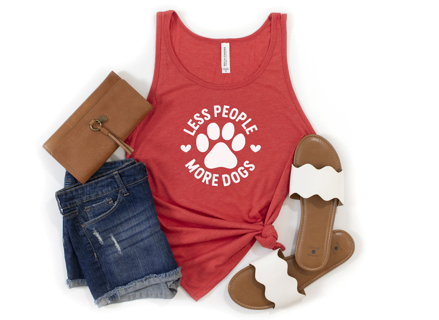 Less People, More Dogs Tank Top