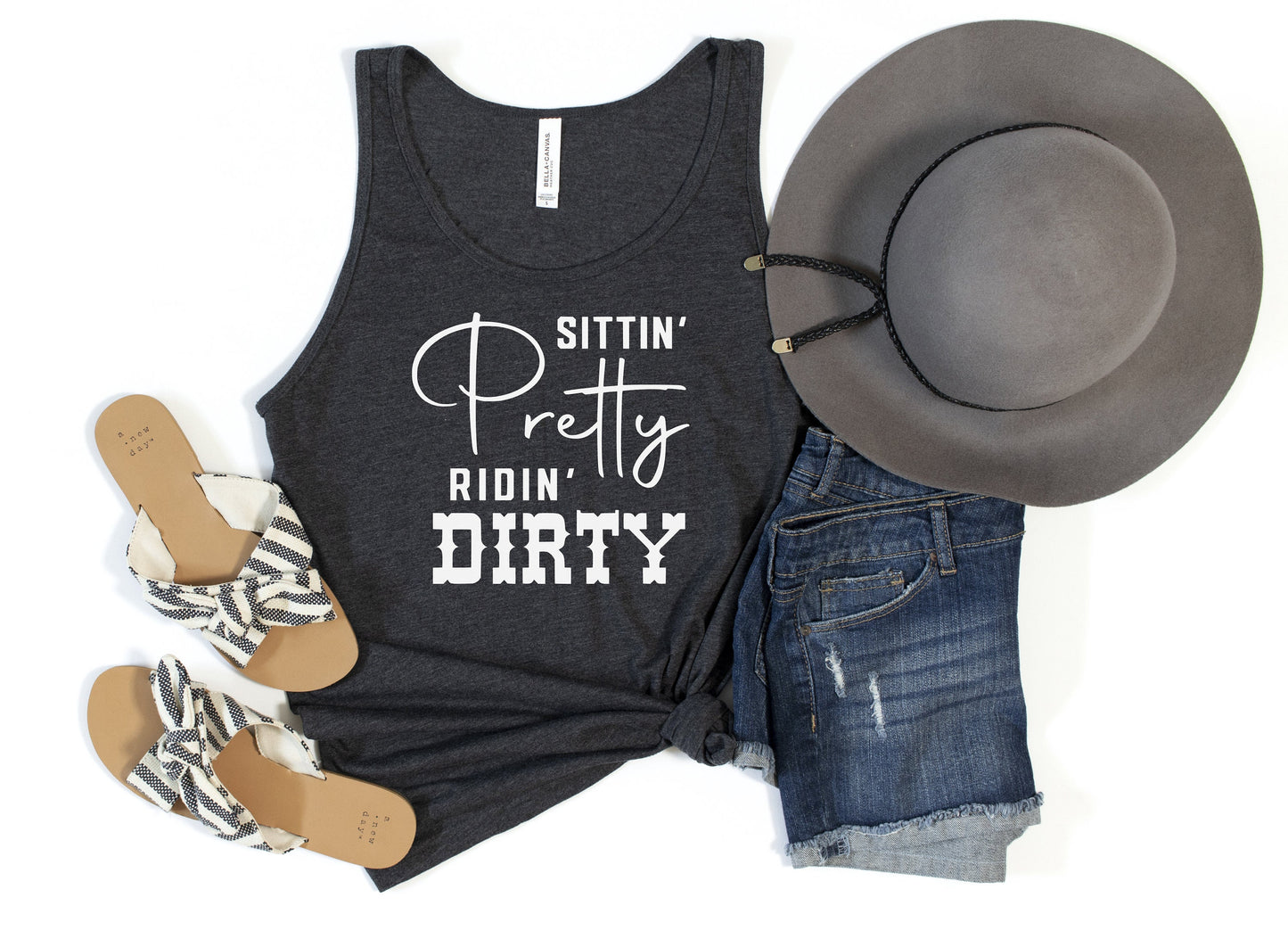 Sittin' Pretty Ridin' Dirty Tank Top