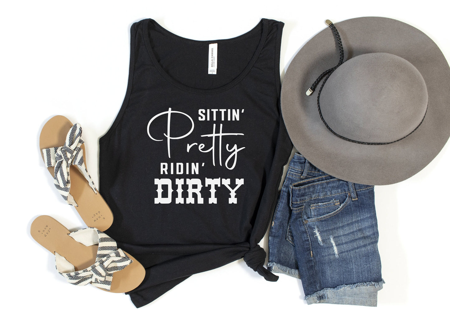 Sittin' Pretty Ridin' Dirty Tank Top