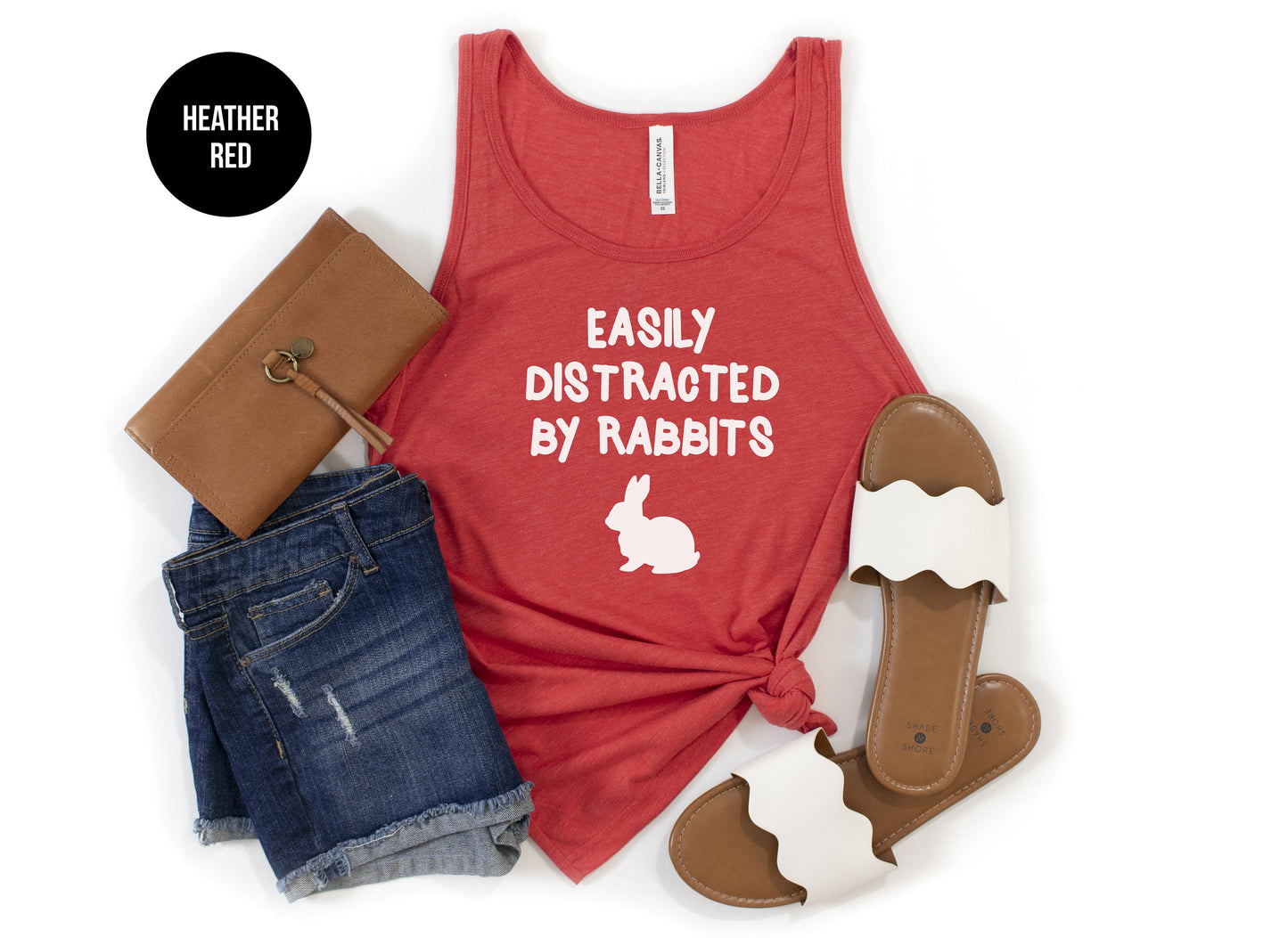 Easily Distracted By Rabbits Tank Top