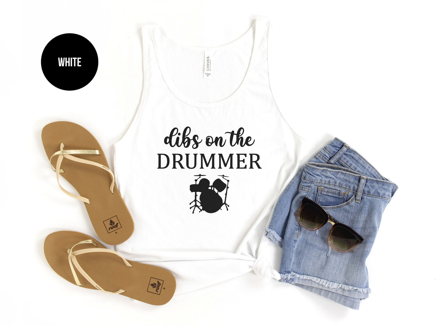 Dibs On The Drummer Tank Top